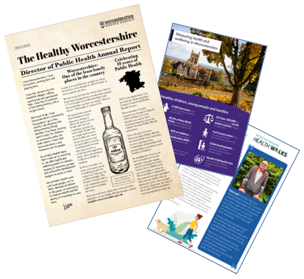 An Image of the three pages of the DPH report