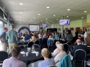 A full room at the event