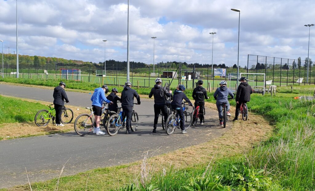 Young People at Bike Park