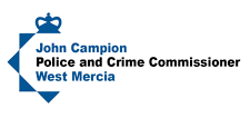 John Campion Police and Crime Commissioner West Mercia logo