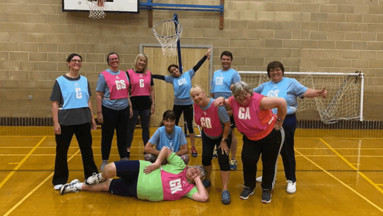 Walking netball group photo